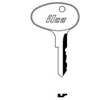 KABA ILCO CORP  1596 NP A13  AA00018932              Vehicle Key Blank, Brass, Nickel Plated, 13 Price Group, For Mitsubishi