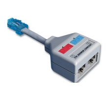 SIEMON COMPANY  YA4-A3-U1               Y Adapter, Splits a 4-pair T568B jack for 1-, 2- or 3-pair voice and 1-pair voice/modem