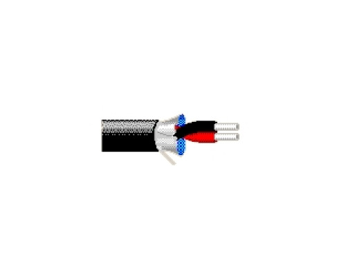 BELDEN BAV  8450 010U1000               Multi-Conductor - Single-Pair Cable 2 22 AWG PP Shield PVC FR Black