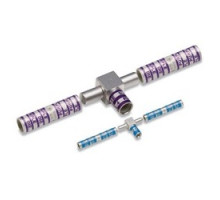 THOMAS & BETTS  TEE6               Tee Connector, Wire Size #6, Tin Plated, Halogen-free Polypropylene Insulation, Die Code 24, Die Color Code Blue