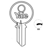 ASSA ABLOY ACCENTRA  RN11GD               Lock Key Blank, 6-Pin, Standard Bow, Single Section, GD Keyway, 0.51