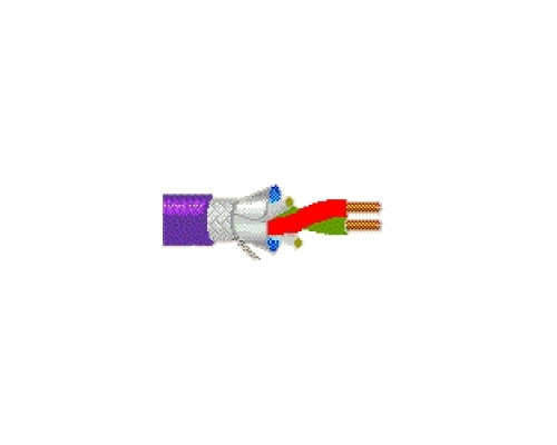 BELDEN  3079A 0601000               Multi-Conductor - DataBus ISA/SP-50 PROFIBUS Cable 1-Pair 22 AWG FRFPE FRPE SH PVC Chrome