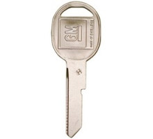 STRATTEC SECURITY CORPORATION  320405               Key Blank, 57H Groove, 00L0-99L9-00M0-99M9 Key Code, For General Motors 2002 to 2003 Year Model, 10 each per Pack