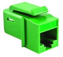 HELLERMANNTYTON  GSTJC6U-GN               GST Category 6 UTP Modular Keystone Jack, Plenum Rated, Green, 1/bag