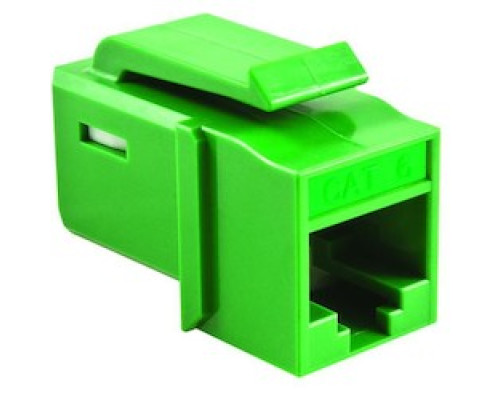 HELLERMANNTYTON  GSTJC6U-GN               GST Category 6 UTP Modular Keystone Jack, Plenum Rated, Green, 1/bag