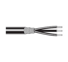BELDEN BAV  9398 B591000               Multi-Conductor - Three-Conductor, Low-Impedance Cable 3 24 AWG PVC DBLS PVC Black, Matte