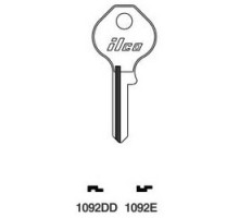 KABA ILCO CORP  1092DD NP A05  AA00016012              Cylinder Lock Key Blank, Brass, Nickel Plated, 5 Price Group, For Master