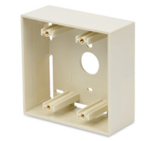 BELDEN  AX104131               KEYCONNECT BACK BOX, SURFACE MT 1.89IN’ DOUBLE GANG, WHITE