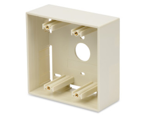BELDEN  AX104131               KEYCONNECT BACK BOX, SURFACE MT 1.89IN’ DOUBLE GANG, WHITE