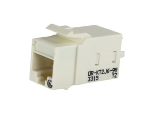 ORTRONICS  KT2J6-88               Category 6 Keystone Jack, Lacing Cap Termination, White