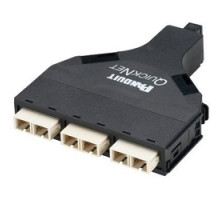 PANDUIT FQ6N-06-03AS        6-Fiber QN SFQ Cassette, OM1 62.5/125µm , Standard Loss; Duplex SC To MTP; Method A