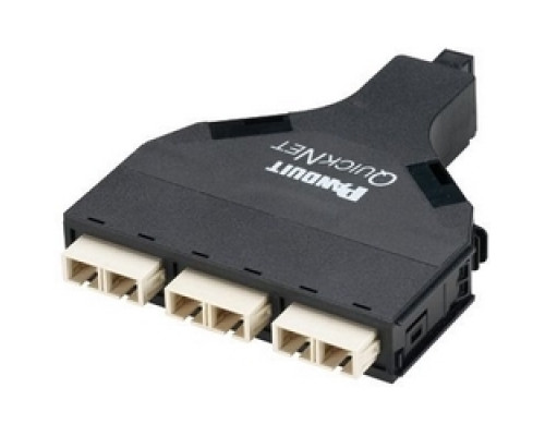 PANDUIT FQ6N-06-03AS        6-Fiber QN SFQ Cassette, OM1 62.5/125µm , Standard Loss; Duplex SC To MTP; Method A