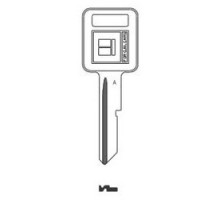 KABA ILCO CORP  GM-A NP A01               Key Blank, Look-Alike, Primary, A, Brass, Nickel Plated, 1 Price Group, For General Motors