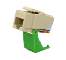 ON-Q/LEGRAND  WP3550LA               Keystone Insert, Snap and Go, Cat 5E, 4-Pair, 26 to 22 AWG Unshielded Twisted Pair Cable, T568A/B Wiring, ABS Plastic, Light Almond