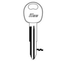 KABA ILCO CORP  HY12 NP A05  X232              Vehicle Key Blank, Brass, Nickel Plated, 5 Price Group, For Hyundai