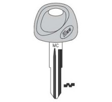 KABA ILCO CORP  HY16-P NP A11  AJ00000822              Vehicle Key Blank, Plastic Head, Natural Brass, 11 Price Group, For Hyundai