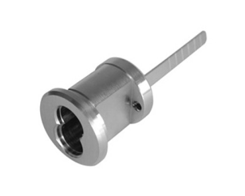 GENERAL LOCK  RC-IC7-LZ 26D               Rim Interchangeable Core Housing, 7-Pin, Lazy Motion Tailpiece, Solid Brass, Satin Chrome, For 7-Pin Core