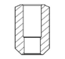 MUL-T-LOCK INC  PCY-PIN-PLG-B               Cylinder Keying Plug Pin, External, #B, Nickel Silver, 100 each per Bag