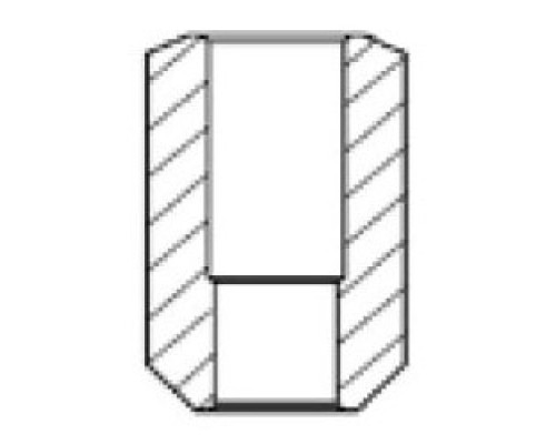 MUL-T-LOCK INC  PCY-PIN-PLG-B               Cylinder Keying Plug Pin, External, #B, Nickel Silver, 100 each per Bag