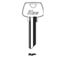 KABA ILCO CORP  L1010N NP A14  IAA54808002              Cylinder Lock Key Blank, 6-Pin, Brass, Nickel Plated, 14 Price Group, For Sargent