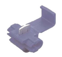 3M 560B-BULK 7000005896       Insulation Displacement Connector, Double Run or Tap, 600 Volt, 18 to 16 AWG Solid/Stranded , 14 AWG Stranded , Flame Retardant, Polypropylene Insulation, Blue, Bulk