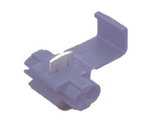 3M 560B-BULK 7000005896       Insulation Displacement Connector, Double Run or Tap, 600 Volt, 18 to 16 AWG Solid/Stranded , 14 AWG Stranded , Flame Retardant, Polypropylene Insulation, Blue, Bulk