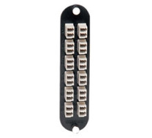 CORNING CCH-CP24-A8        Closet Connector Housing CCH Panel, LC adapters, Duplex, 24 fiber, 62.5 µm multimode OM1