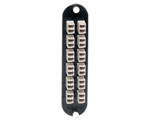 CORNING CCH-CP24-A8        Closet Connector Housing CCH Panel, LC adapters, Duplex, 24 fiber, 62.5 µm multimode OM1