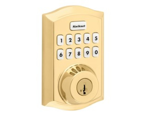 KWIKSET  98930-003  HC620 TRL ZW700 L03 SMT RCALFD RCS BP              Home Connect 62 Keypad Connected Smart Lock with Z-Wave Technology Featuring SmartKey Security in Lifetime Polished Brass