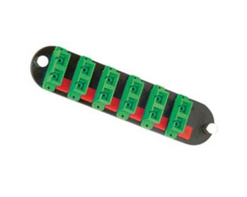 CORNING CCH-CP12-6C        Closet Connector Housing CCH Panel, SC adapters, Simplex, APC, 12 fiber, Single-mode OS2