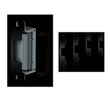 TRINE ACCESS TECHNOLOGY INC 4200-BLK        Door Electric Strike, Intermittent/Continuous, 12/24 Volt AC/DC, 0.114 to 0.42 Ampere, PoE, Black, With 4 Faceplate, Trim Skirt, For Aluminum/Metal/Wood Frame