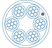 LIBERTY CABLE  L1806-1006-0110               Multi-Conductor Cable, 18 AWG 6 Conductor Stranded Non-Shielded Bare Copper Riser CMR/CL3R/FPLR