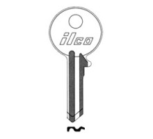 KABA ILCO CORP  997D NP A02               Cylinder Lock Key Blank, 5-Pin, Small, Brass, Nickel Plated, 2 Price Group, For Yale