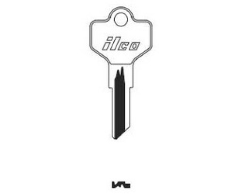 KABA ILCO CORP  1656 NP A03  AA00019562              Vehicle Key Blank, Brass, Nickel Plated, 3 Price Group, For Kenworth