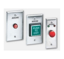 SCHLAGE ALLEGION BRAND  701BK L2 AA        Pushbutton, SPDT, Momentary, Alternate Action, 7/8