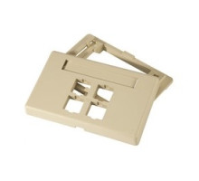 COMMSCOPE ENTERPRISE SOLUTIONS  700191570  M4CA-246              M4CA Type Adjustable Furniture Faceplate, Ivory