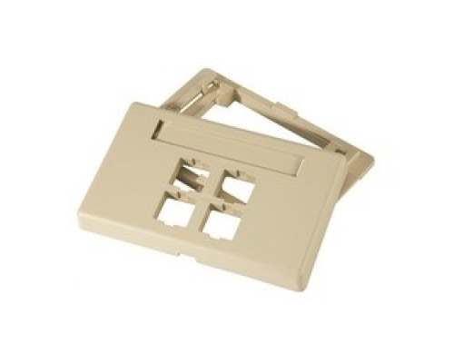 COMMSCOPE ENTERPRISE SOLUTIONS  700191570  M4CA-246              M4CA Type Adjustable Furniture Faceplate, Ivory