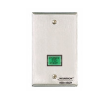 SECURITRON MAGNALOCK CORP  PB3E               Pushbutton, Momentary, 1-Gang, 3 Ampere, 4-1/2