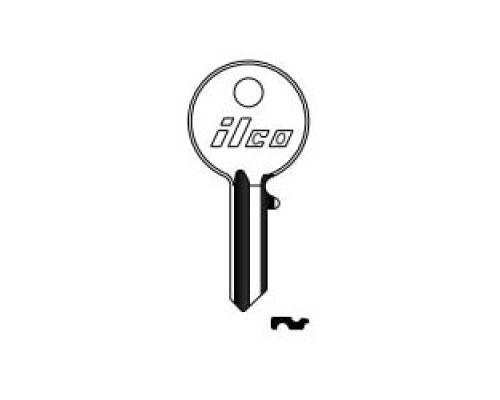 KABA ILCO CORP  HV61 NP A13               Vehicle Key Blank, Steel, Nickel Plated, 13 Price Group, For Renault, Simca/Talbot/Matra