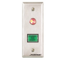 SECURITRON MAGNALOCK CORP  PB3N               Pushbutton, Illuminated, Momentary, Narrow Stile, 3 Ampere, 4-1/2