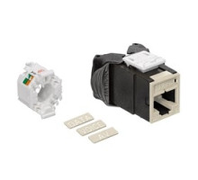 LEVITON  61UJK-RT6               Mod Jack, Atlas-X1, Category 6 UTP Connector, Light Almond
