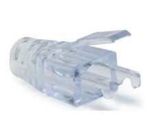 PLATINUM TOOLS INC  105015               Connector Strain Relief, Clear, For EZ-RJ45/Cat 5E Cable Connector, 500 each per Bag