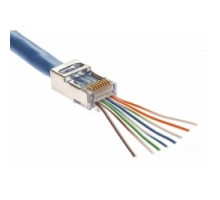 PLATINUM TOOLS INC  105020               Modular Plug For Cat5e And CAT6, Shielded, Internal Ground