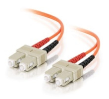 QUIKTRON  810-332-099               30m SC-SC 62.5/125 OM1 Duplex Multimode PVC Fiber Optic Cable - Orange