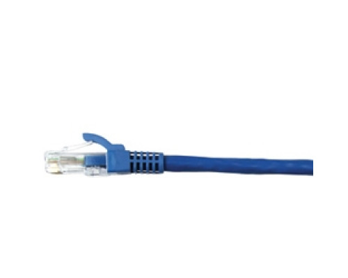 COMPULINK  M88DE25FC606B               Patch Cord Modular 24 AWG 4-Pair stranded Category 6 568A/B 25ft Blue with boots