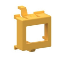 COMMSCOPE UNIPRISE SOLUTIONS  760155986  UNFA-EMM-SC01/LC02-YL-PACK-25              SC Simplex/lc Duplex Low Profile Adapter Mounting Module/collar Assembly, Yellow