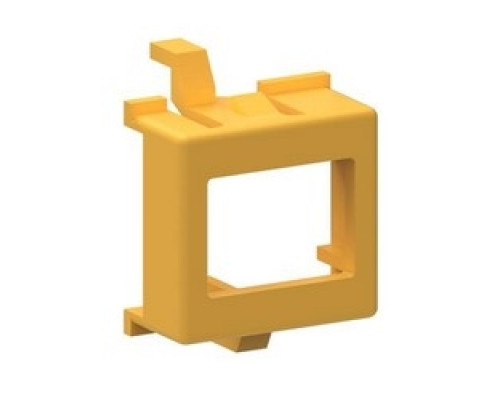 COMMSCOPE UNIPRISE SOLUTIONS  760155986  UNFA-EMM-SC01/LC02-YL-PACK-25              SC Simplex/lc Duplex Low Profile Adapter Mounting Module/collar Assembly, Yellow