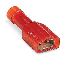 THOMAS & BETTS  RA2573M               VINYL INSUL FEMALE DISCONNECT 22-18 AWG           RED