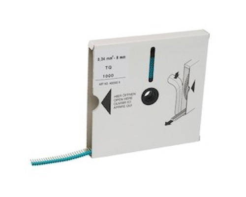 PANDUIT  FSD74-8-K               Ferrule Ins 22AWG 8mmPIN TURQS REEL1000