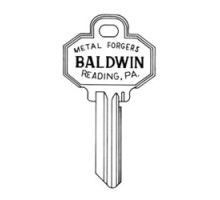 BALDWIN HDWE MFG CORP  8335.152               Door Key Blank, Schlage, 5-Pin, Standard, C Keyway